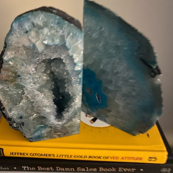 Other - Two Genuine stone book ends.